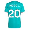 Fodboldsæt Liverpool Diogo J 20 Tredjetrøje 2025-26 TIL Børn